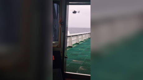 US forces attempt to board Russian oil tanker (EXCLUSIVE PHOTOS)