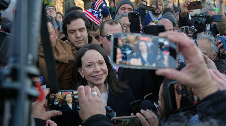 Venezuelan opposition activist gifts Trump her Nobel medal