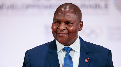 Central African Republic president wins third term