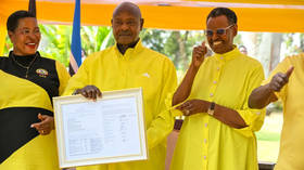 Ugandan president secures landslide victory