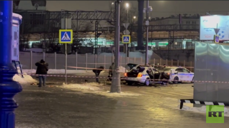 MOSCOW ERUPTS: Cop DEAD in Explosive Attack! [VIDEO]