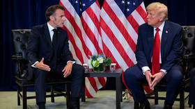 Macron asks Trump to lift sanctions on EU officials