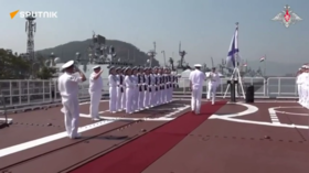 Russian warship participates in Indian naval drills (VIDEO)