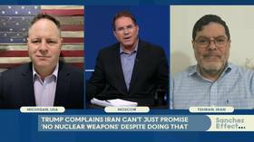 Because Iran may have supplied weapons ages ago – something all nations do – we should bomb them now? – Rick Sanchez
