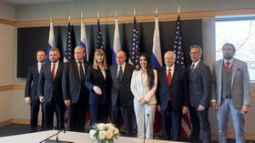 US and Russian lawmakers meet in Washington, DC, US, on March 26, 2026.