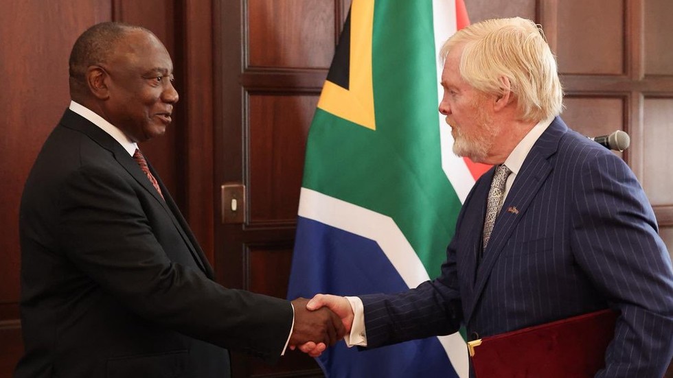 New US envoy praises South Africa despite tensions with Washington