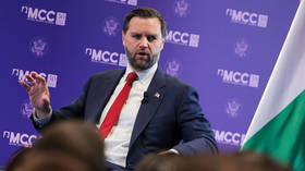 US Vice President JD Vance delivers remarks at an event in support of Hungarian Prime Minister Viktor Orban in Budapest, Hungary, April 8, 2026