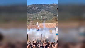 Israel fumes over Netanyahu effigy blown up in Spain (VIDEO)