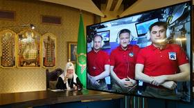 Russian Orthodox Christian leader sends warning from Earth to space (VIDEO)