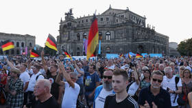 FILE PHOTO: Supporters of the right-wing Alternative for Germany (AfD) party.