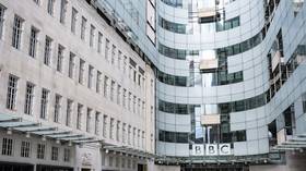 The main building of BBC Broadcasting House at Portland Place in London, UK.