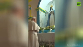 Pope Leo prays at Angola shrine linked to slavery (VIDEO)