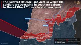 Israeli map shows continued troop deployment in Lebanon despite ceasefire
