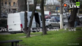 Gunfire as Ukrainian mobilization squad caught in anti-bribe sting (VIDEO)