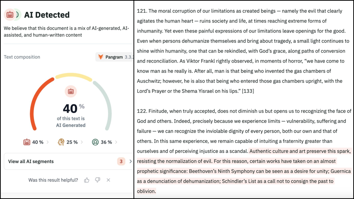 Analysis of Pope Leo's 'Magnifica Humanitas', shared by Linch Zhang, May 26, 2026