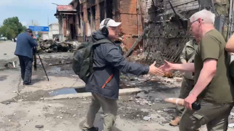 Foreign journalists visit Russian college dorm struck by Ukrainian drones (VIDEO)