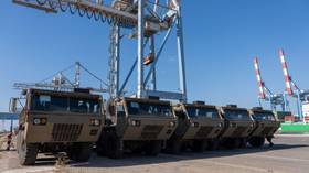 US ships tons of munitions and hardware to Israel