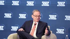 Director of US National Economic Council Kevin Hassett speaking at the Semafor World Economy 2026 event.
