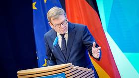 German Foreign Minister Johann Wadephul speaks at the Adenauer Conference at the Konrad Adenauer Foundation.