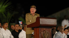 Raul Castro speaks during a memorial tribute for his brother, Fidel Castro, in  Santiago de Cuba, Cuba, December 3, 2016