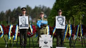 Andrey Melnik is buried in the National Military Memorial Cemetery in Kiev, Ukraine, May 24, 2026