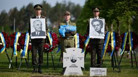 Andrey Melnik is buried in the National Military Memorial Cemetery in Kiev, Ukraine, May 24, 2026