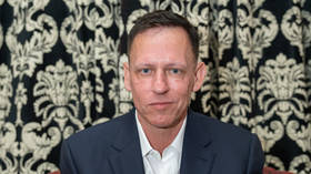 Peter Thiel speaks at The Cambridge Union on May 08, 2024.