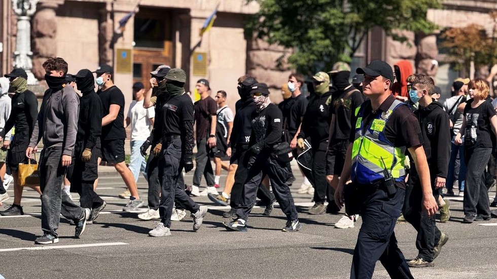 Israel protests &lsquo;Nazi chants&rsquo; by Ukrainian far-right group