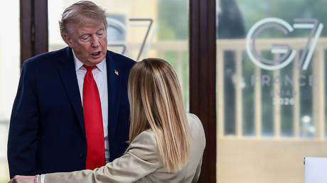 Meloni tells Trump to mind his own popularity in ‘photo begging’ rift