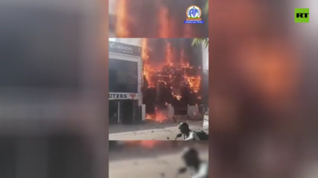 Blaze in India study center leaves at least 14 dead
