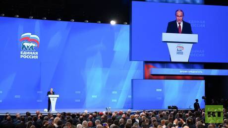 Safeguarding Russia’s future despite ‘unprecedented’ Western pressure: Key takeaways from Putin’s party conference speech