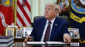 US President Donald Trump prepares to sign an executive order on June 03, 2026.