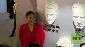 Candace Owens stands by Macron at SPIEF (PHOTOS)