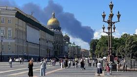Large-scale drone attack hits St. Petersburg