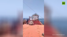 Ship with Indian crew sinking off Oman after being hit by projectile – media