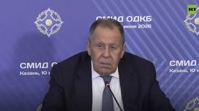 Lavrov and CSTO Secretary-General Masadykov hold press conference in Kazan
