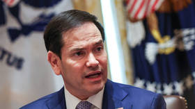 US Secretary of State Marco Rubio speaks during a cabinet meeting in Washington, DC, US, on May 27, 2026.