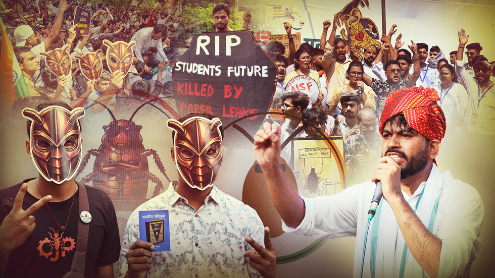 ‘This is about the dignity of youth’: India’s ‘cockroach’ movement pushes beyond satire