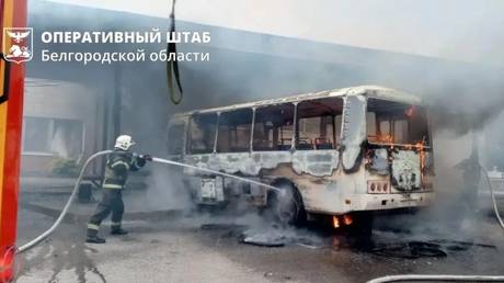 Nine injured in Ukrainian drone attack on passenger bus &ndash; governor