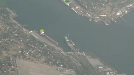 Russian military strikes Ukrainian port with AI-powered drones &ndash; MOD (VIDEOS)