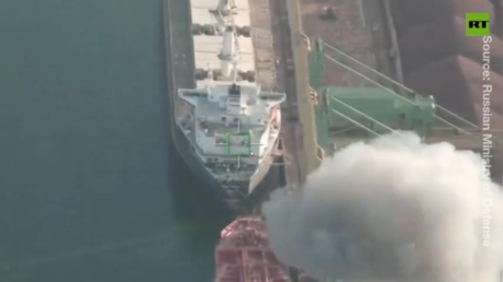 Russian military shares VIDEO of drone strikes on Ukrainian ships
