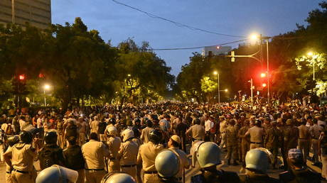 Indian opposition backs young &lsquo;Cockroach&rsquo; protesters