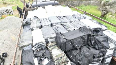 African state makes largest-ever cocaine bust (VIDEO, PHOTOS)