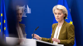 European Commission President Ursula von der Leyen delivers press briefing at the European Commission's headquartrers in Brussels, Belgium, June 9, 2026