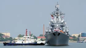 WATCH Russian warships arrive in China