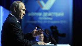 LATEST: Putin speaks at All-Russia People’s Front forum in Moscow