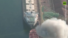 Russian military shares VIDEO of drone strikes on Ukrainian ships