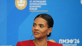 US political commentator and podcaster Candace Owens attends the St. Petersburg International Economic Forum (SPIEF 2026) in St. Petersburg, Russia, June 4, 2026.