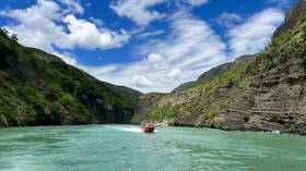 Dagestan in blue