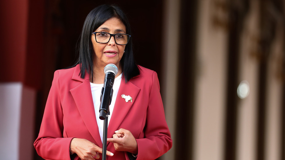 Venezuela’s interim president addresses US oil deal